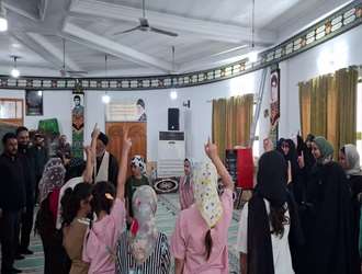 بازدید رییس دانشکده علوم قرآنی آمل به همراه هیئت همراه از اردوی جهادی خواهران در روستای شومیا